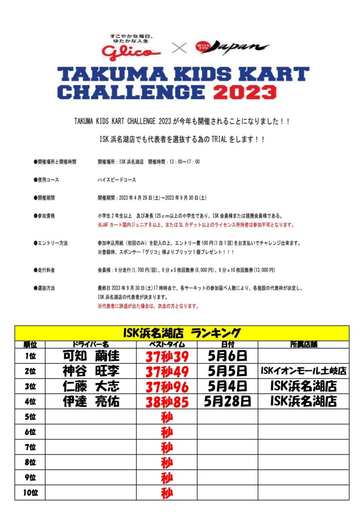 【2023】TTKC浜名湖店予選